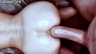 Anal com a rola do meu amigo arrebentando minha esposa - SONHO DE CORNUDO