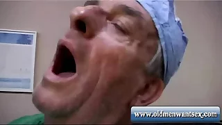 Old man Doctor fucks the actuality